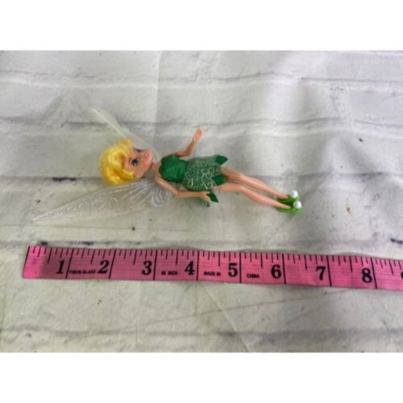 Jakks Pacific Disney Fairies Tinker Bell Fairy Mini Doll With Wings Shoes 2010 - Picture 6 of 6